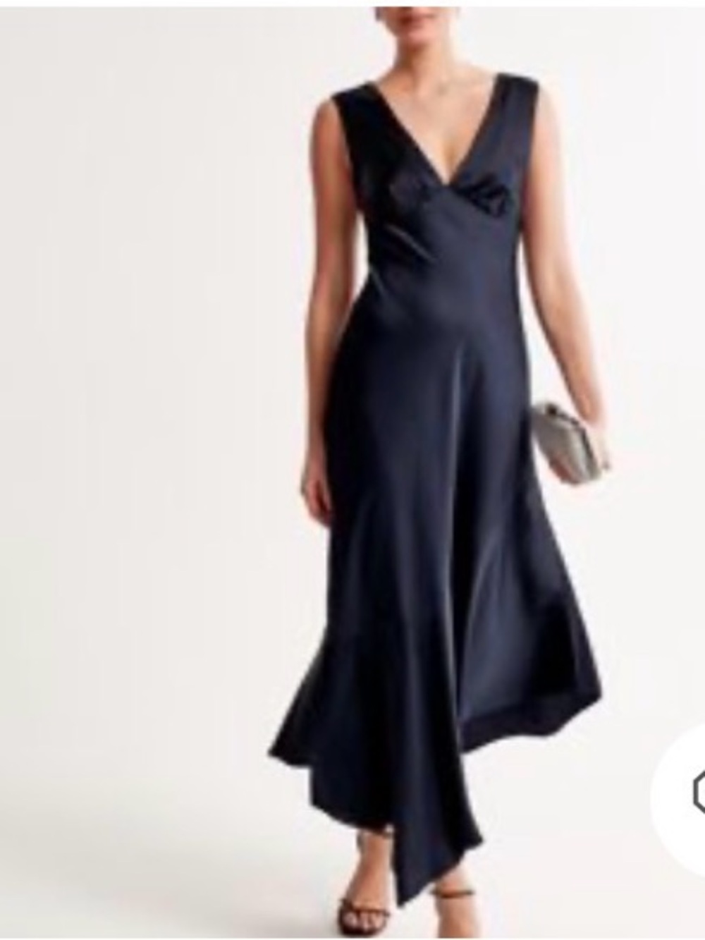 Abercrombie & Fitch navy formal dress NWOT